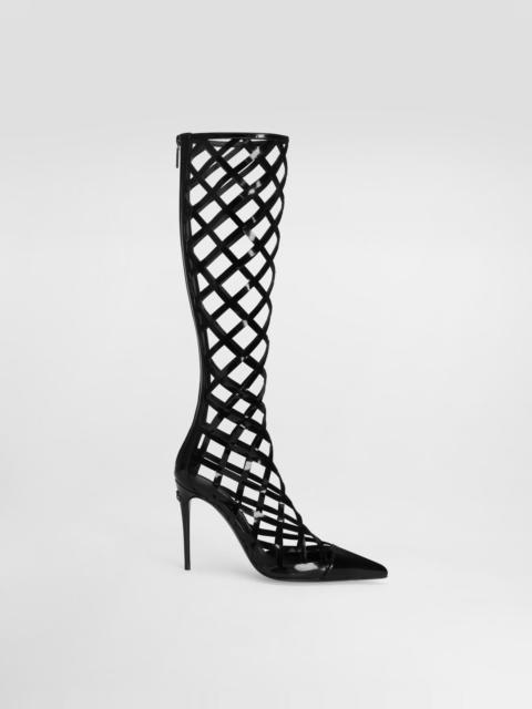 Dolce & Gabbana Polished calfskin boots