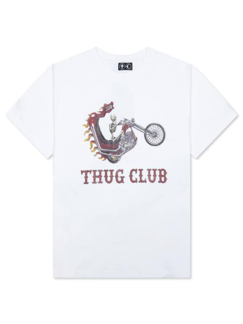 Thug Club DRAGON CHOPPER T-SHIRT - WHITE