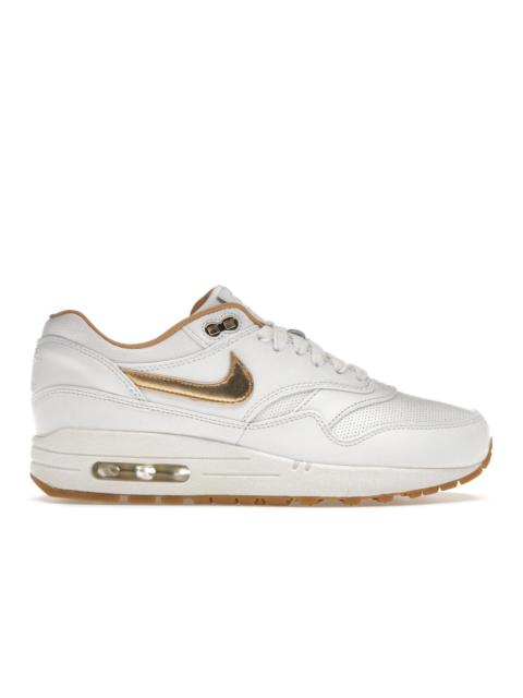 Nike Air Max 1 FB Woven White Metallic Gold