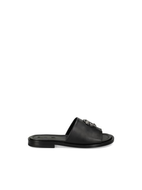 Roberto Cavalli monogram-appliqué sandals