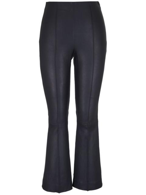 Vince cropped leather trousers