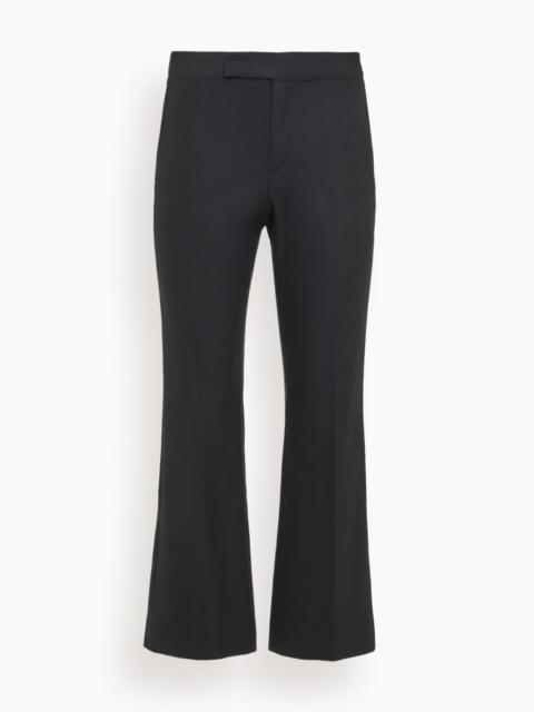 MARIA McMANUS Mid Waisted Flare Pant in Midnight