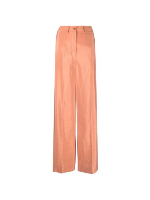 tailored wide-leg trousers