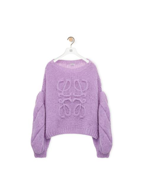 Anagram sweater in mohair