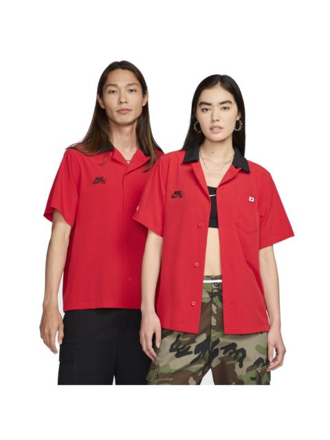 Nike Nike SB Short-Sleeve Button-Up Bowler Shirt 'Team Japan' FZ4057-657