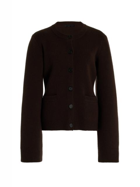 Jenni Kayne Cooper Wool-Cashmere Cardigan brown