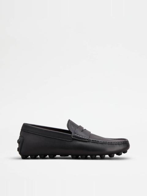 Tod's TOD'S GOMMINO BUBBLE IN LEATHER - BLACK