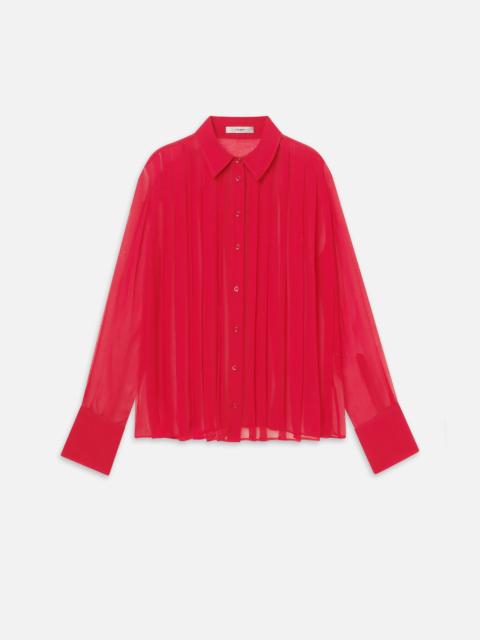 FRAME The Whisper Pleat Top