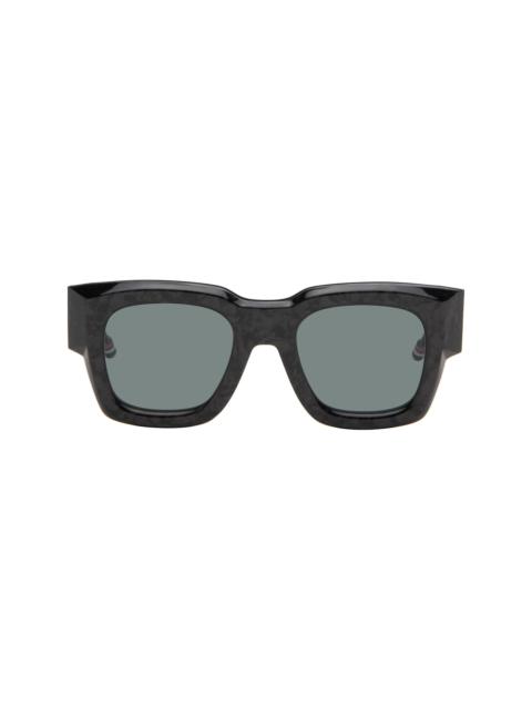 Thom Browne Black Rectangular Sunglasses