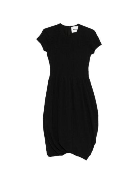 Jil Sander textured midi dress
