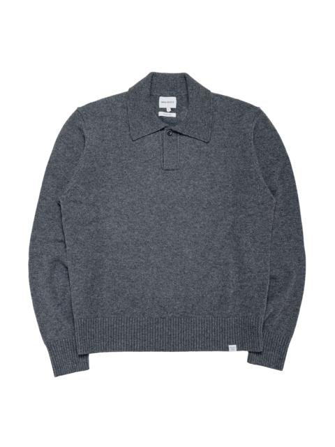 NORSE PROJECTS Anholt Lambswool Grey Melange