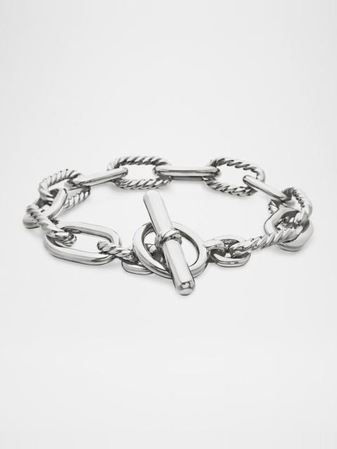 DAVID YURMAN 11mm DY Madison Toggle Chain Bracelet in Silver