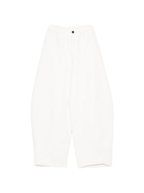 sacai button-fastening high-waisted trousers