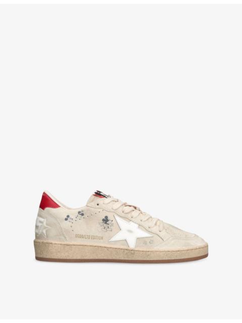 Golden Goose Golden Goose x Disney Ballstar Suede Trainers