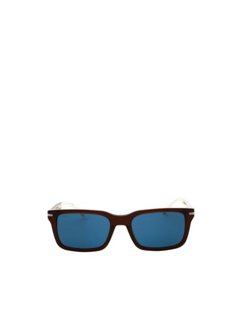 BOSS rectangle-frame sunglasses