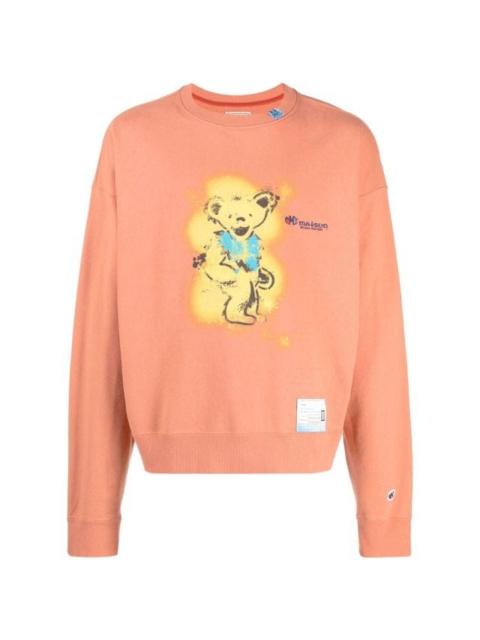 Maison MIHARAYASUHIRO Bear logo-embroidered sweatshirt