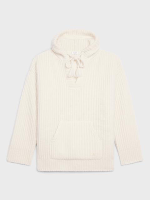 CELINE RIBBED BAJA IN SILK AND CASHMERE