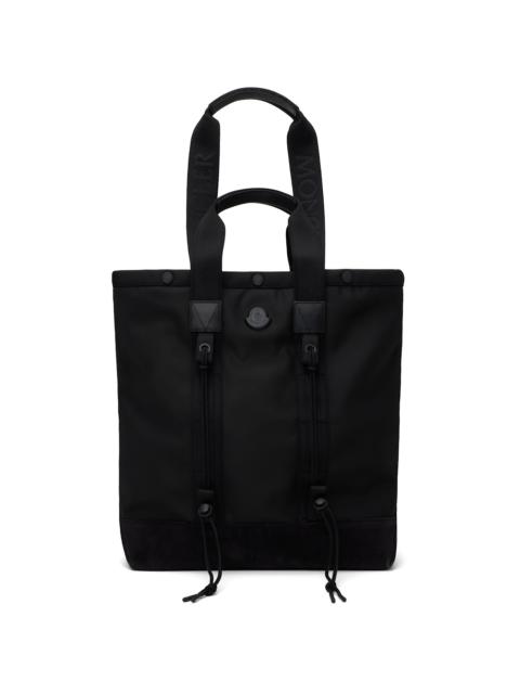 Moncler Black Tech Water-Repellent Small Tote