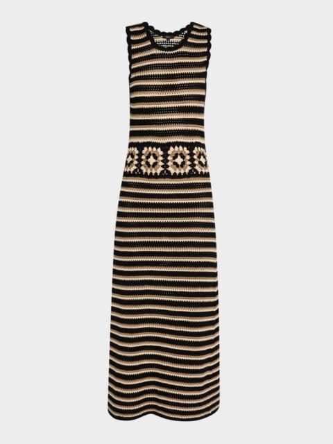 Rails Coco Crochet-Knit Midi Dress