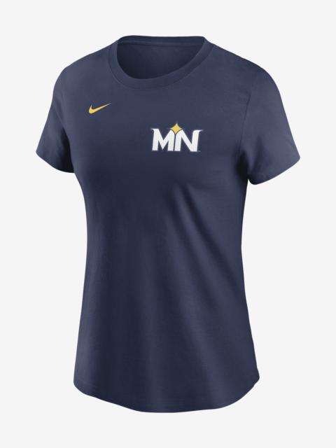 Carlos Correa Minnesota Twins City Connect Fuse Nike Women's MLB T-Shirt