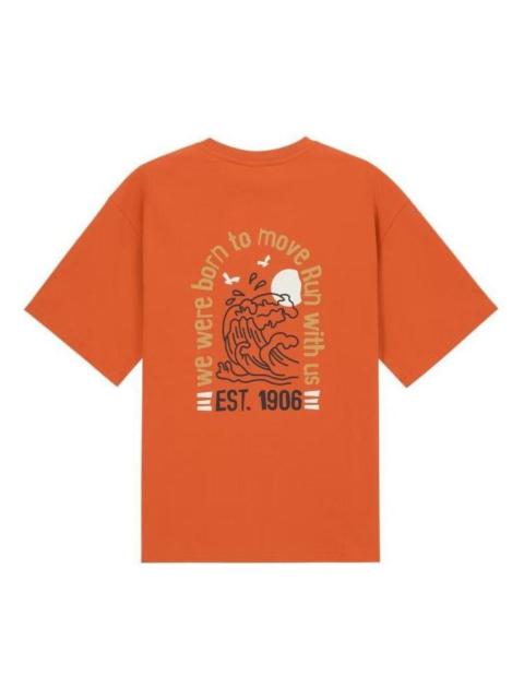 New Balance Cartoon Logo T-shirt 'Orange' AMT32363-SPO