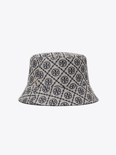 TORY BURCH T Monogram Short-Brim Bucket Hat