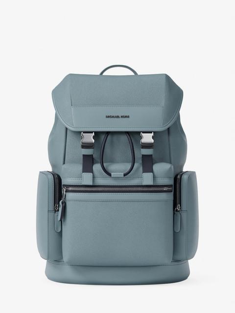 MICHAEL KORS Jet Set Pebbled Leather Backpack