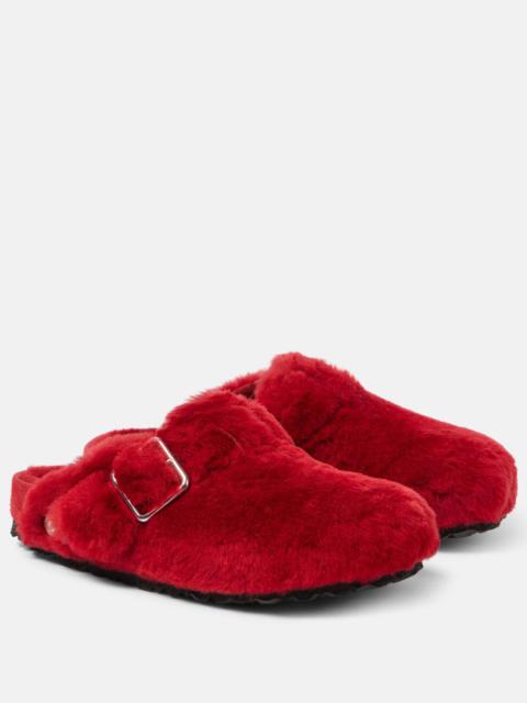 BIRKENSTOCK Boston shearling clogs