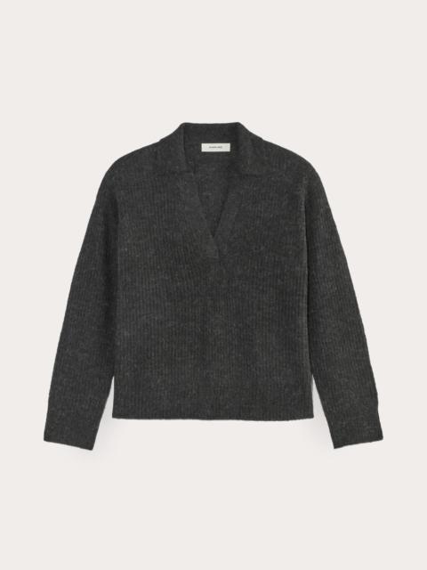 EVERLANE THE OVERSIZED POLO IN ALPACA