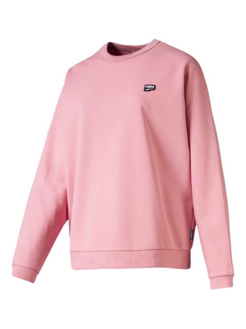 PUMA Dowtown embossed crew-neck sweatshirt
