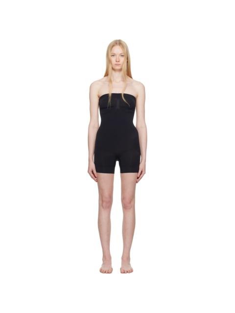 SKIMS 검정 이음새가 없는 조각 Strapless 카테고리