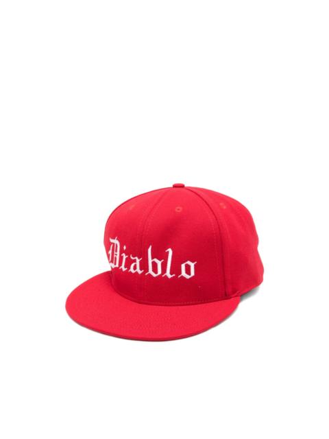 Diablo-embroidered cap