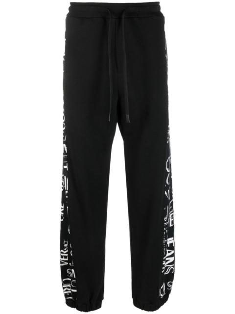 VERSACE JEANS COUTURE logo-print cotton track pant