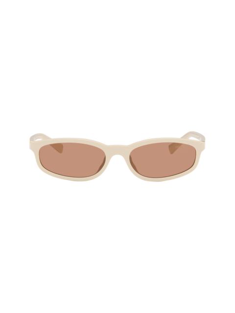 Miu Miu Off-White 'Miu Regard' Sunglasses