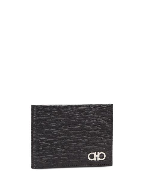 Gancini leather wallet