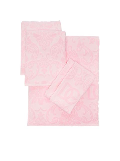 Dolce & Gabbana logo-jacquard towel set