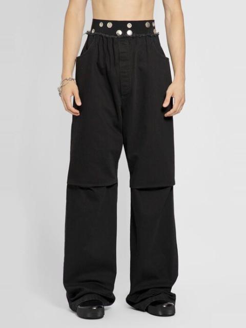 Raf Simons Raf simons men's black eyelets and studs jeans