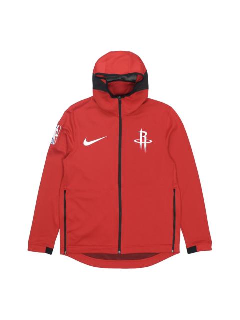 Nike houston rockets Player Edition Hooded Jacket Red 940131-657