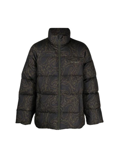 Carhartt Springfield paisley-print puff jacket