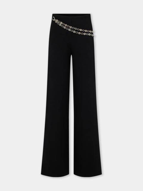 rabanne BLACK KNIT PANTS