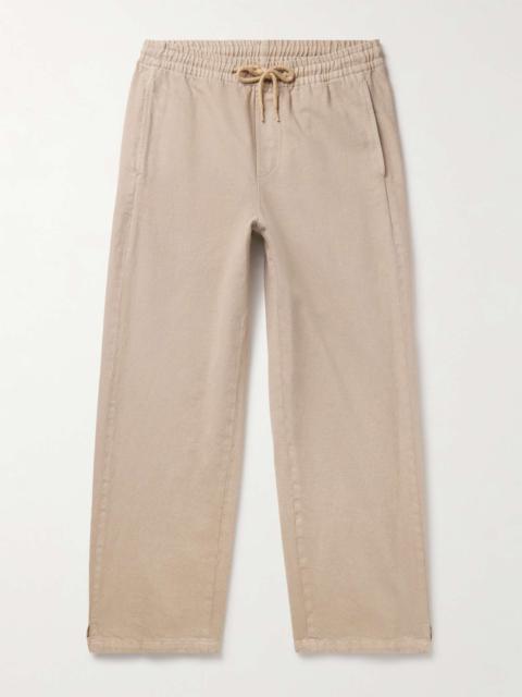 A.P.C. Vincent Straight-Leg Cotton-Twill Drawstring Trousers