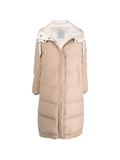 Brunello Cucinelli drawstring hood padded coat
