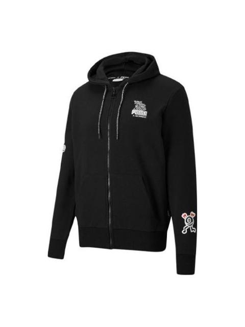 PUMA PUMA Casual Knit Hooded Jacket Black 598681-01