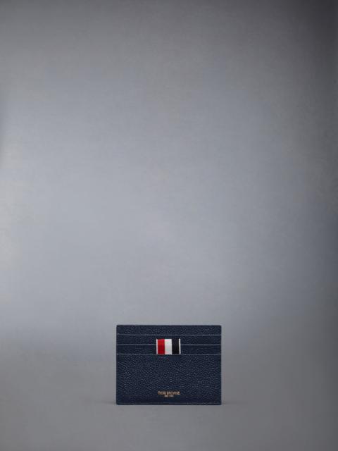 Thom Browne Pebble Grain Leather Note Compartment Single Card Holder