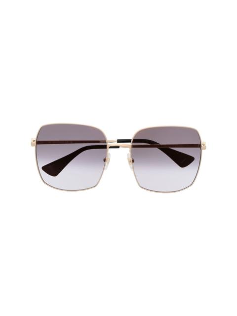 Cartier oversized gradient sunglasses