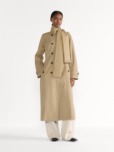 Dior Trench Coat with Scarf Collar