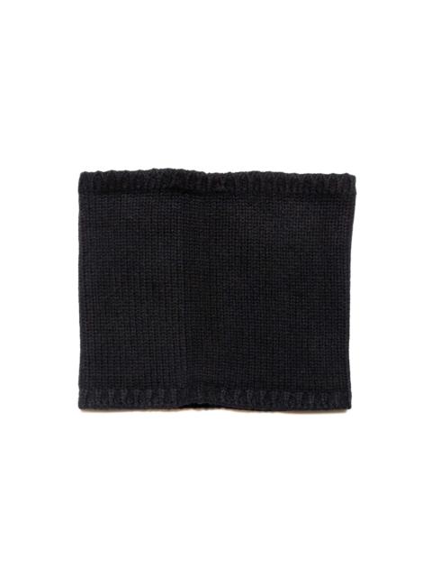 MARGARET HOWELL Chunky Neckwarmer Merino Cashmere Black