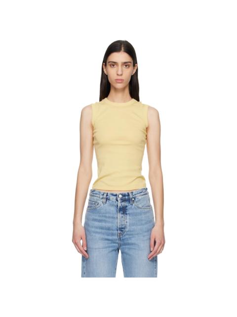 FLORE FLORE Yellow Esmé Tank Top
