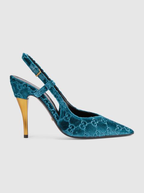 GUCCI Women's GG slingback pump