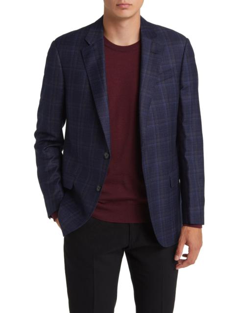 Plaid Virgin Wool Blazer